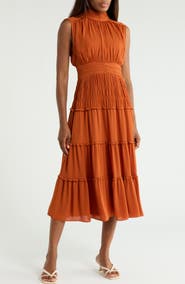 Derek Lam 10 Crosby Junia Ruched Midi Dress