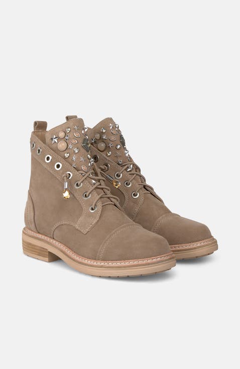 Low Boots with Studs