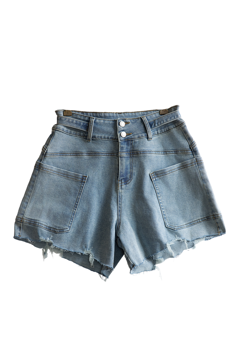 Denim Short, Alternate, color, Denim Wash