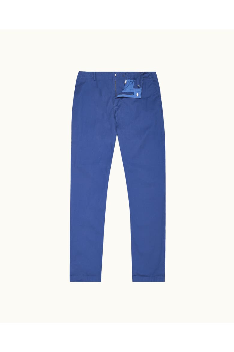 Ray Relaxed Tailored Fit Twill Trousers, Main, color, NIGHTFALL BLUE