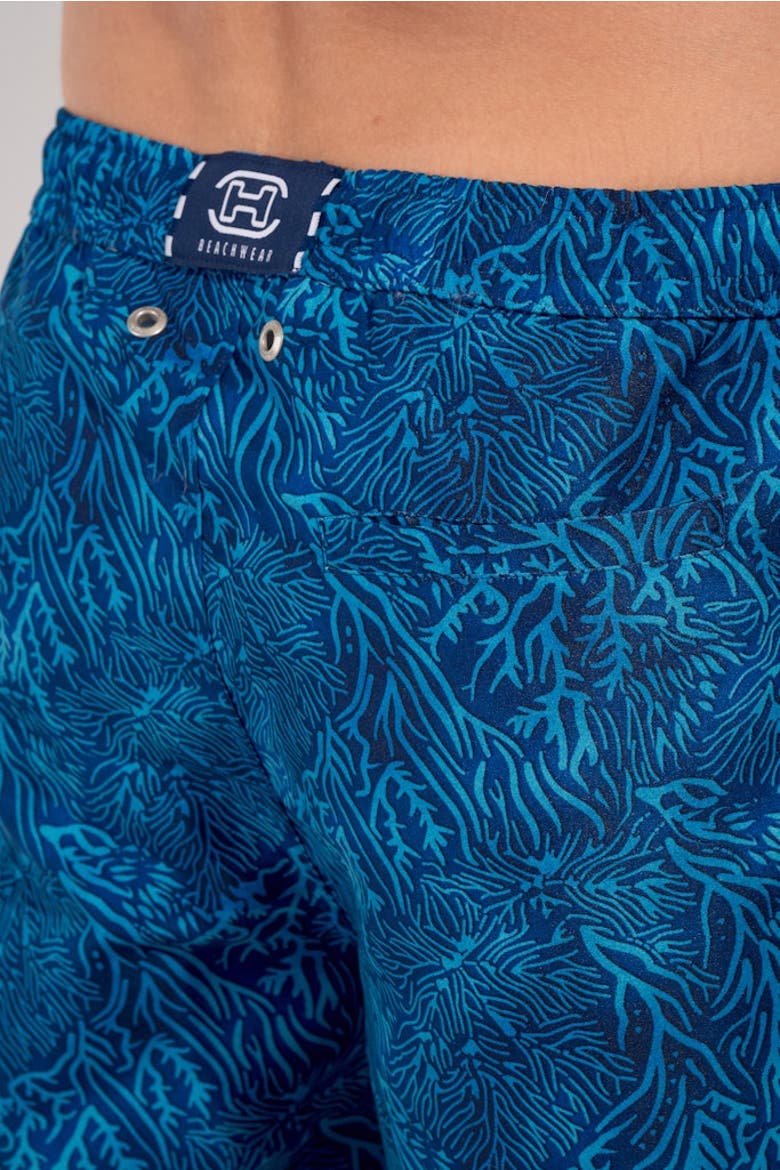 Panarea Beach Boxer, Alternate, color, Blue Print
