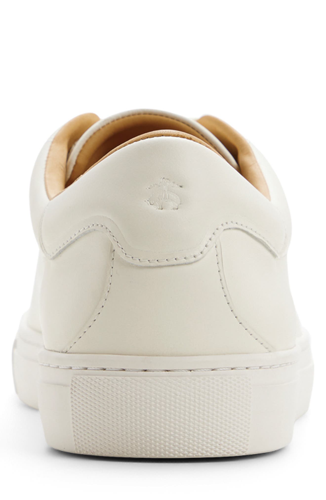 Brooks Brothers Franz Low Top Sneaker, Alternate, color, White