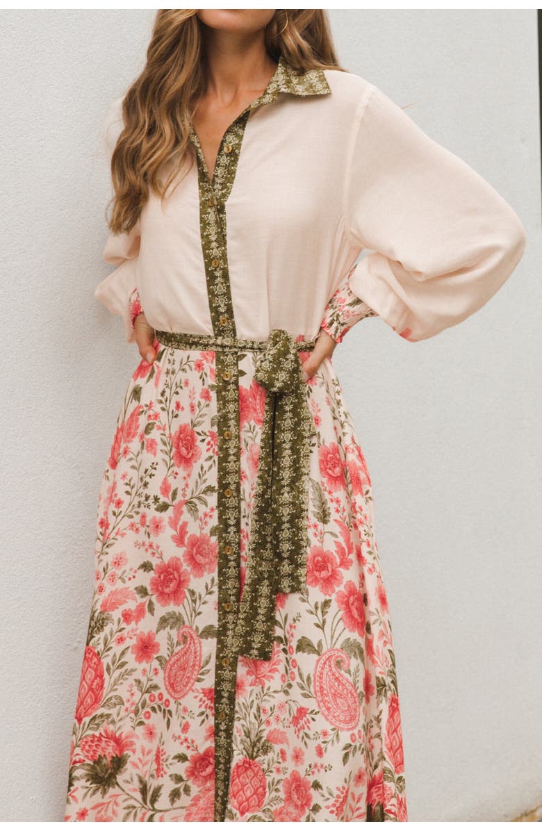 Label of Love Petal Dream Shirtdress, Alternate, color, Pink