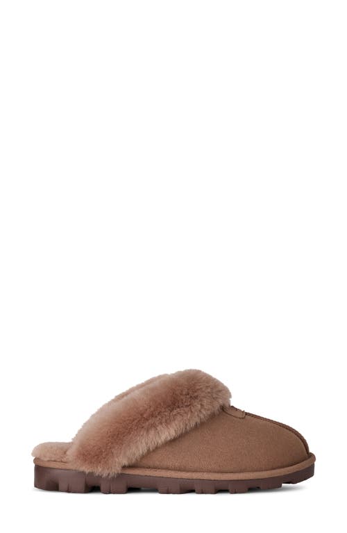 Ugg(r) Coquette Shearling Lined Slipper In Red