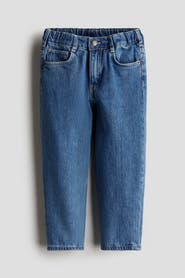 H&M Tapered Cotton-blend Jeans
