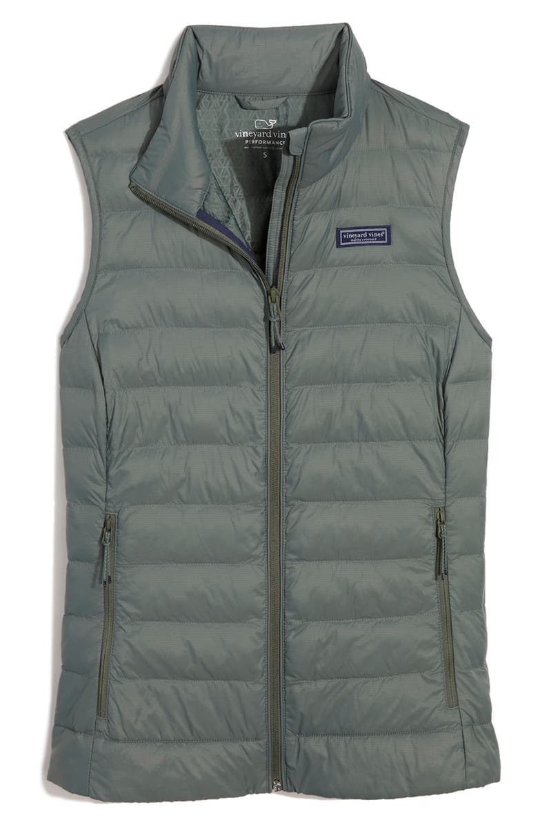 vineyard vines Shoreline PrimaLoft<sup>®</sup> Insulated Puffer Vest, Main, color, Balsam