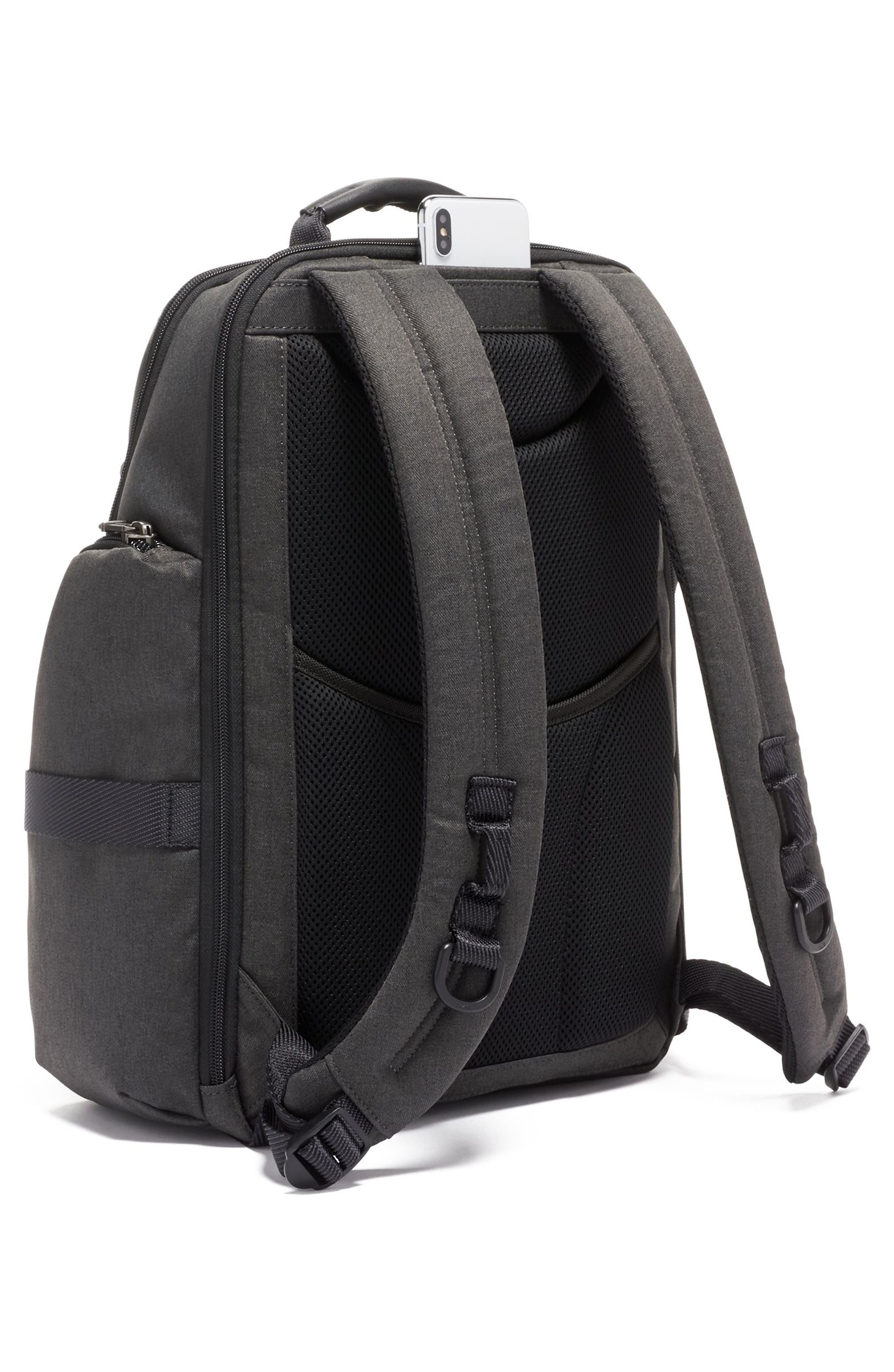 TUMI Alpha Bravo Sheppard Deluxe Water Resistant 15-Inch Backpack, Alternate, color, 