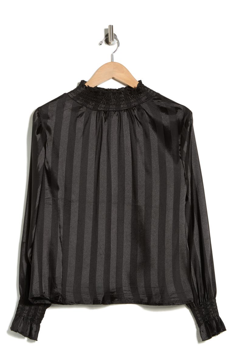 Forgotten Grace Stripe Long Sleeve Top, Main, color, Black