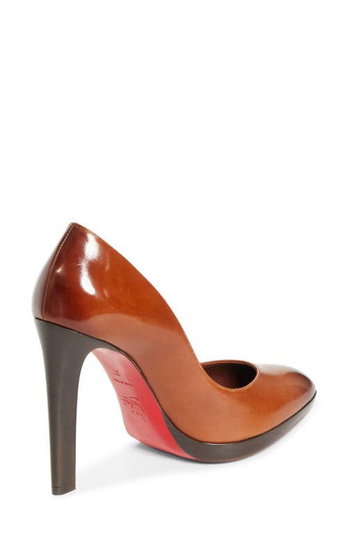 Christian Louboutin Fannylove Alta Pump In Brown