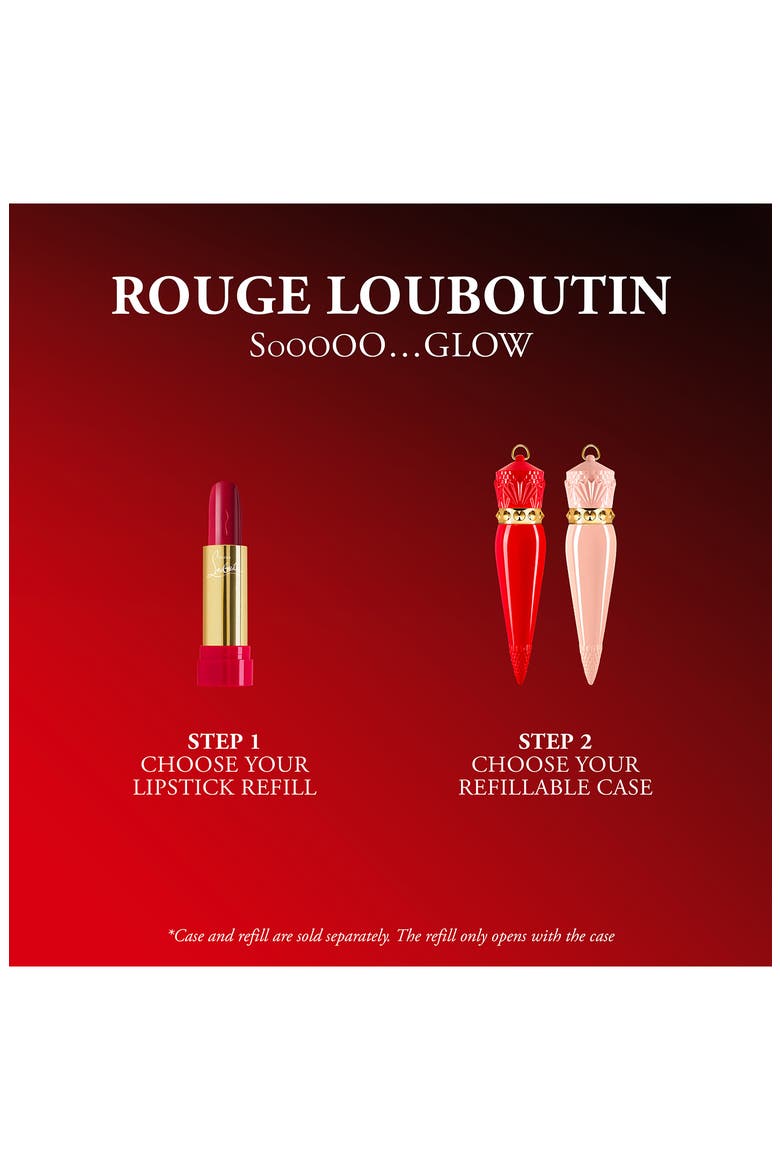 So Glow Refillable Lipstick Case, Alternate, color, RED