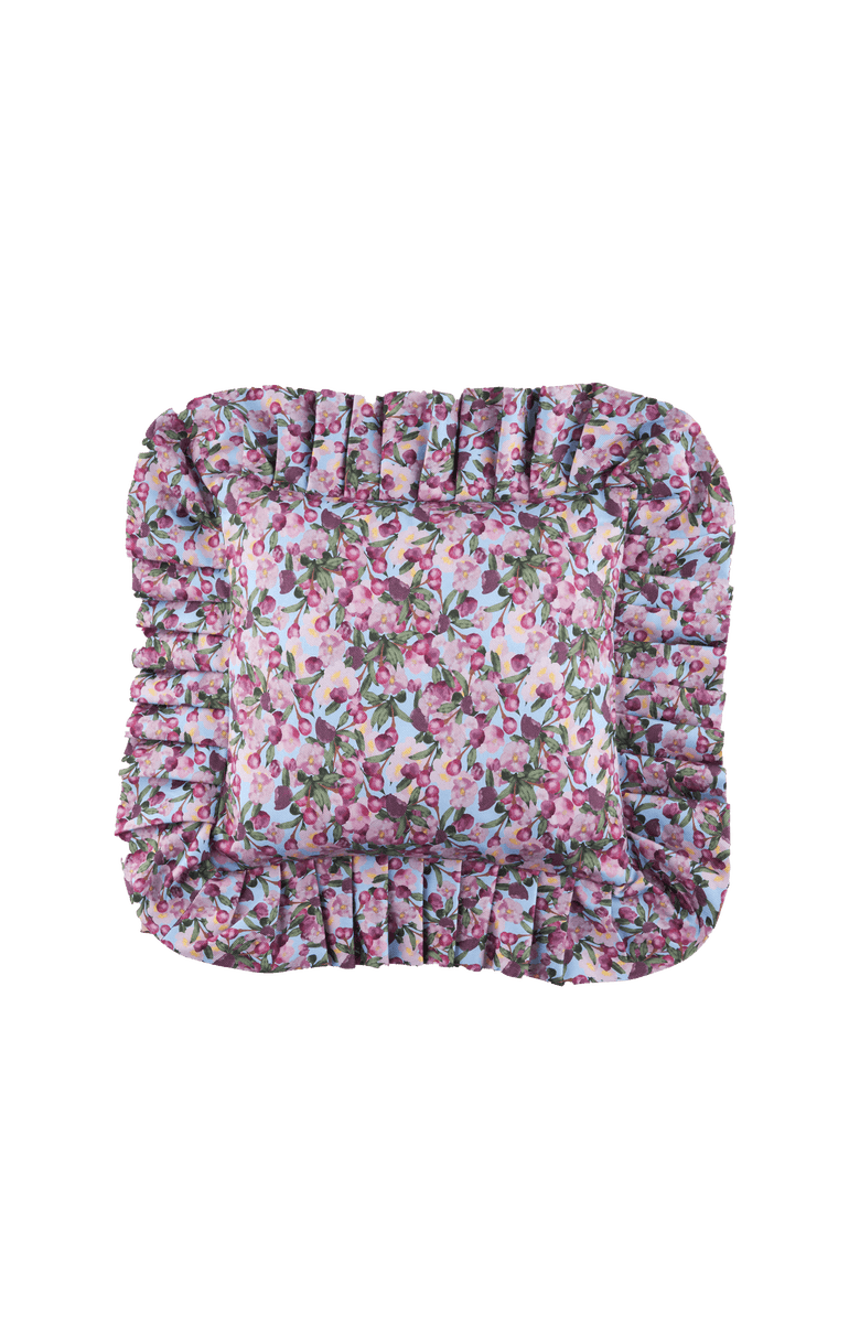 Sophie Williamson Design Ruffled Pillow Cover Romance - Cover Only, Main, color, Blue