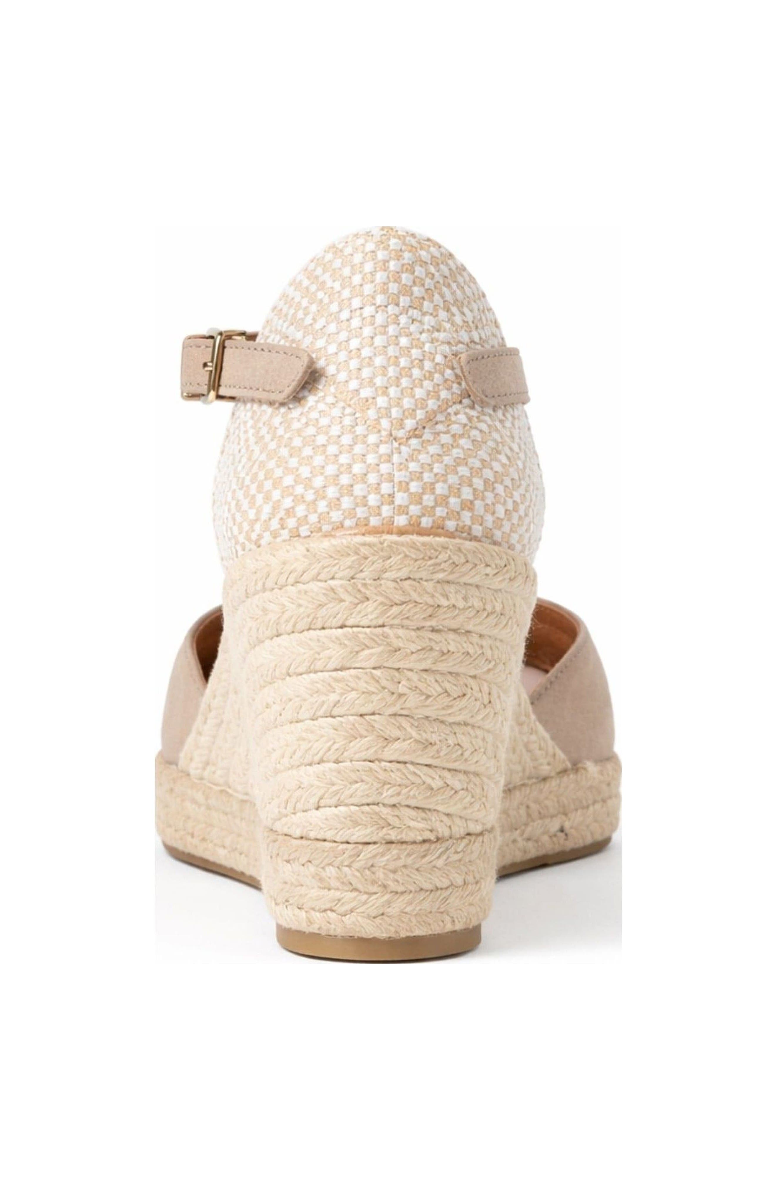Jimena High-Strap All Black Espadrille, Alternate, color, Taupe