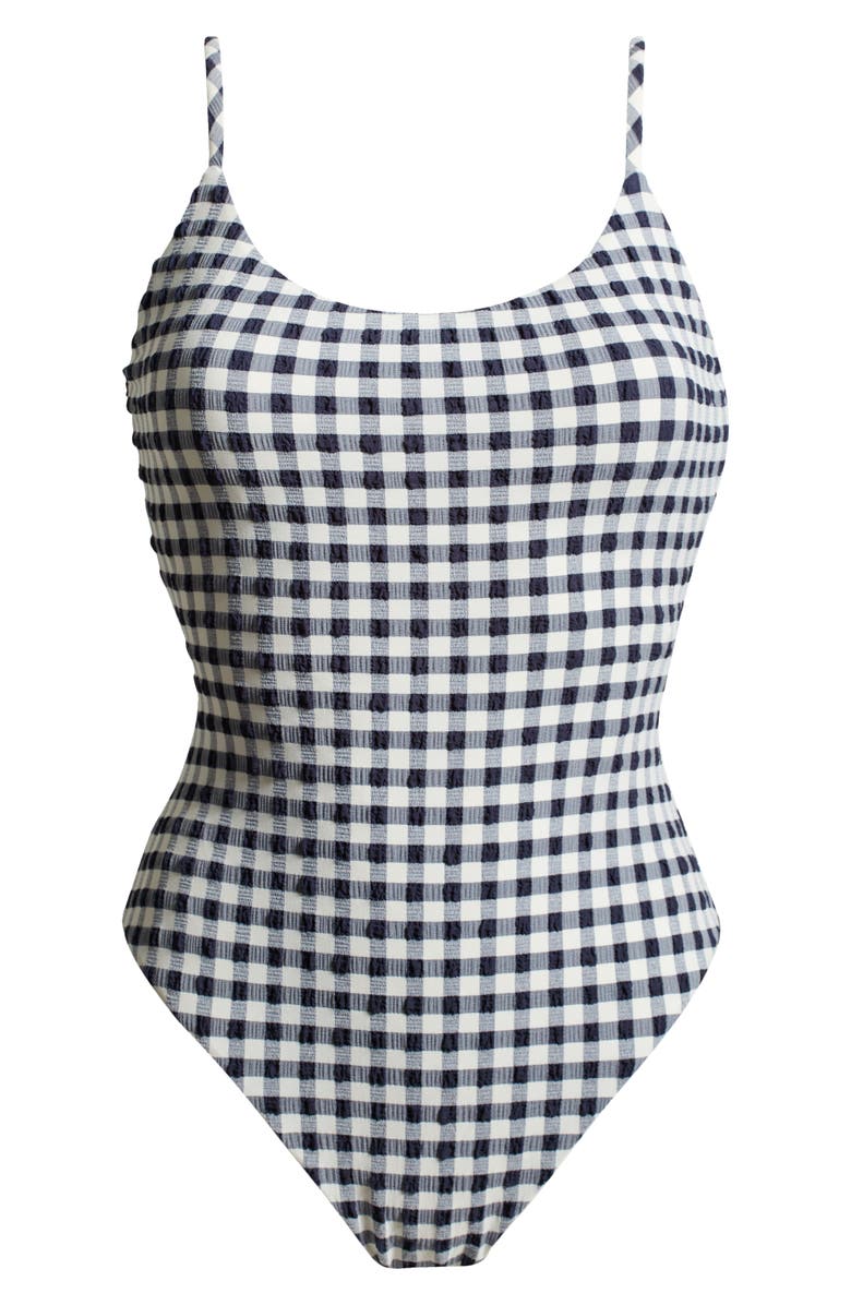 Andie The Amalfi Seersucker One-Piece Swimsuit, Alternate, color, 