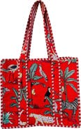 Mer St. Barth Jungle Tote Red