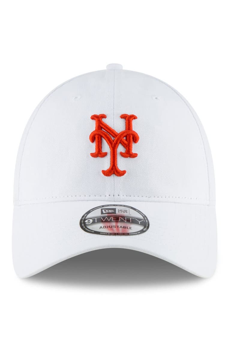 New Era Men's New Era White New York Mets Fashion Core Classic 9TWENTY Adjustable Hat, Alternate, color, 