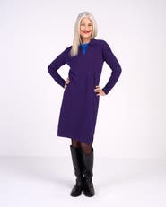 Kettlewell Trophy Neck Wool Shirt Dress