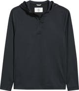 Reigning Champ Solotex® Mesh Tiebreak Performance Quarter Zip Hoodie
