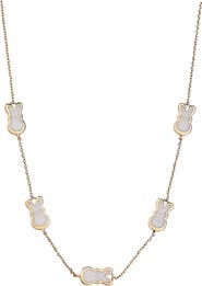 Alex and Ani Peeps® Pearlized Bunny Necklace