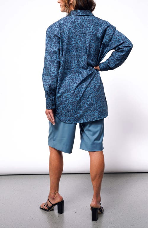 Wildfang The Essential Long Sleeve Oversized Wrap Button Up