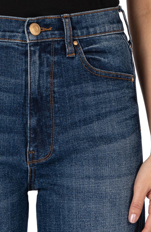 Kut From The Kloth Sienna Cuffed High Waist Wide Leg Jeans In Unspeakable