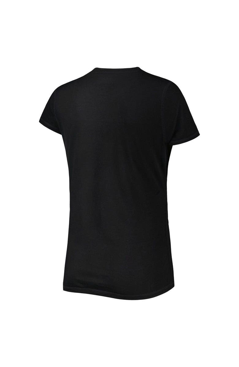 CONCEPTS SPORT Women's Concepts Sport Black/Gray Las Vegas Raiders Plus Size Badge T-Shirt & Pants Sleep Set, Alternate, color, 