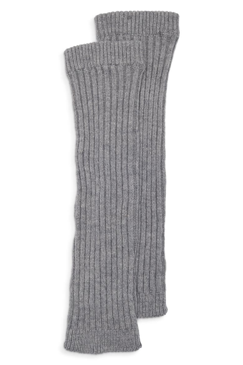 Rib Leg Warmers, Main, color, HEATHER GRAY