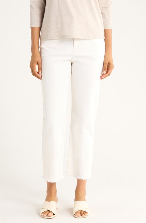 Ankle Straight Leg Jeans