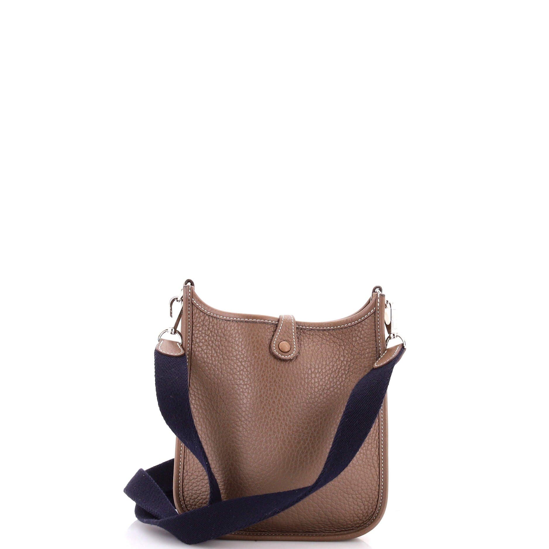 Pre-Owned Hermes Evelyne Bag Gen III Clemence TPM, Alternate, color, Etoupe