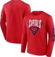 FANATICS Men's Fanatics Red Washington Capitals Headline Long Sleeve T-Shirt