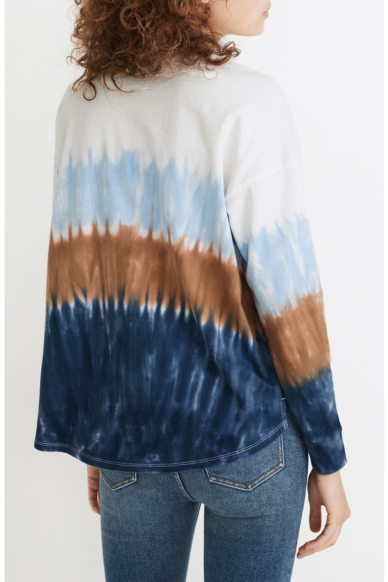 Tie Dye Newville Organic Cotton T-Shirt, Alternate, color, LIGHTHOUSE