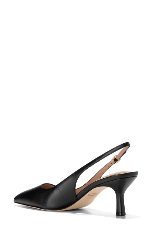 Cole Haan Hansell Slingback Pointed Toe Pump In Black