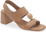 Pedro Garcia <p>Uriana Leather Block Heel Sandal (Women) </p>
