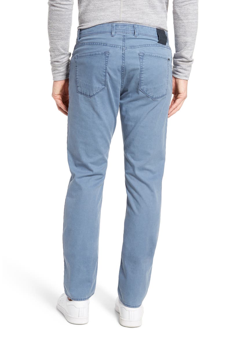 Chuck Flat Front Stretch Cotton Pants, Alternate, color, SKY BLUE