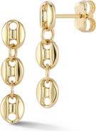 Ember Fine Jewelry 14K Gold Mariner Chain Drop Earrings