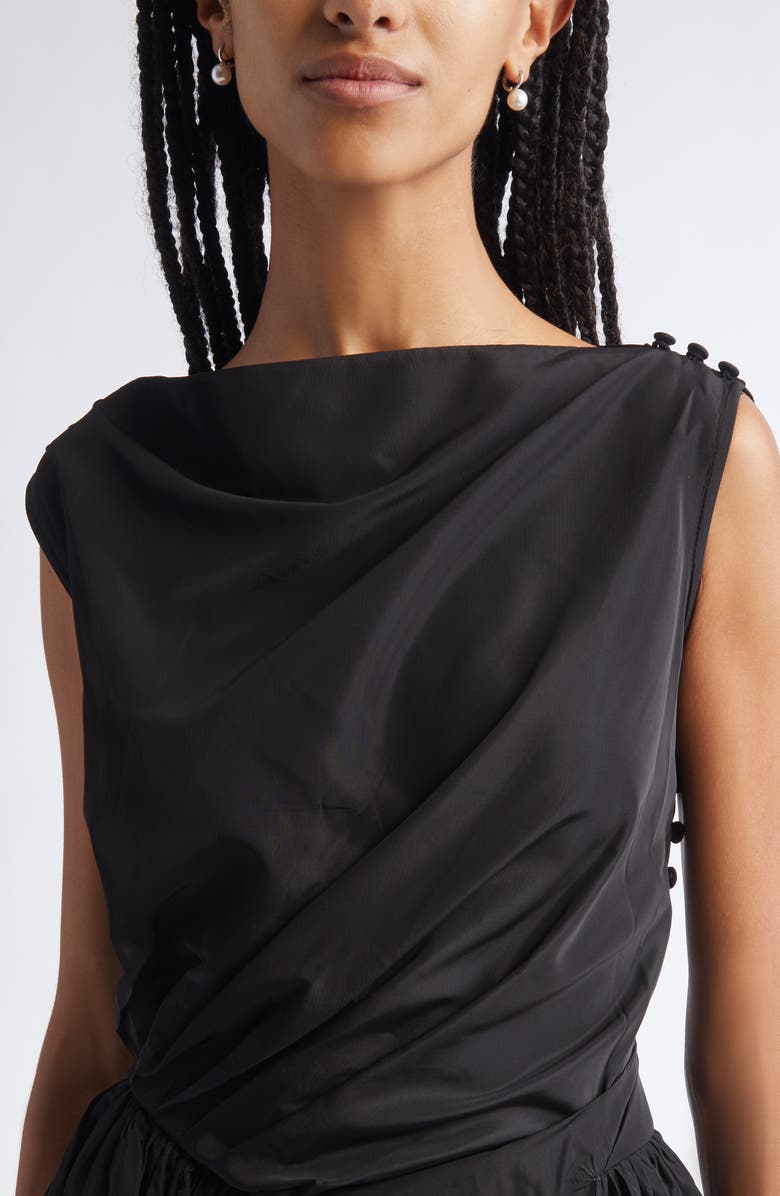 Simone Rocha Small Faux Pearl Hoop Earrings, Alternate, color,