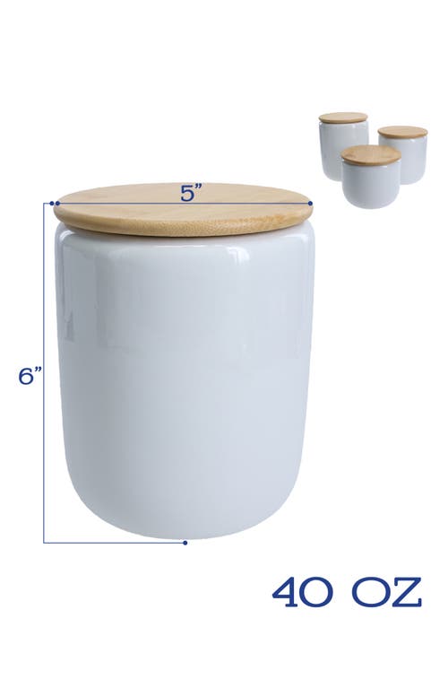 Bia Cordon Bleu 3-piece Assorted Impulse Canister Set With Lids In Blue