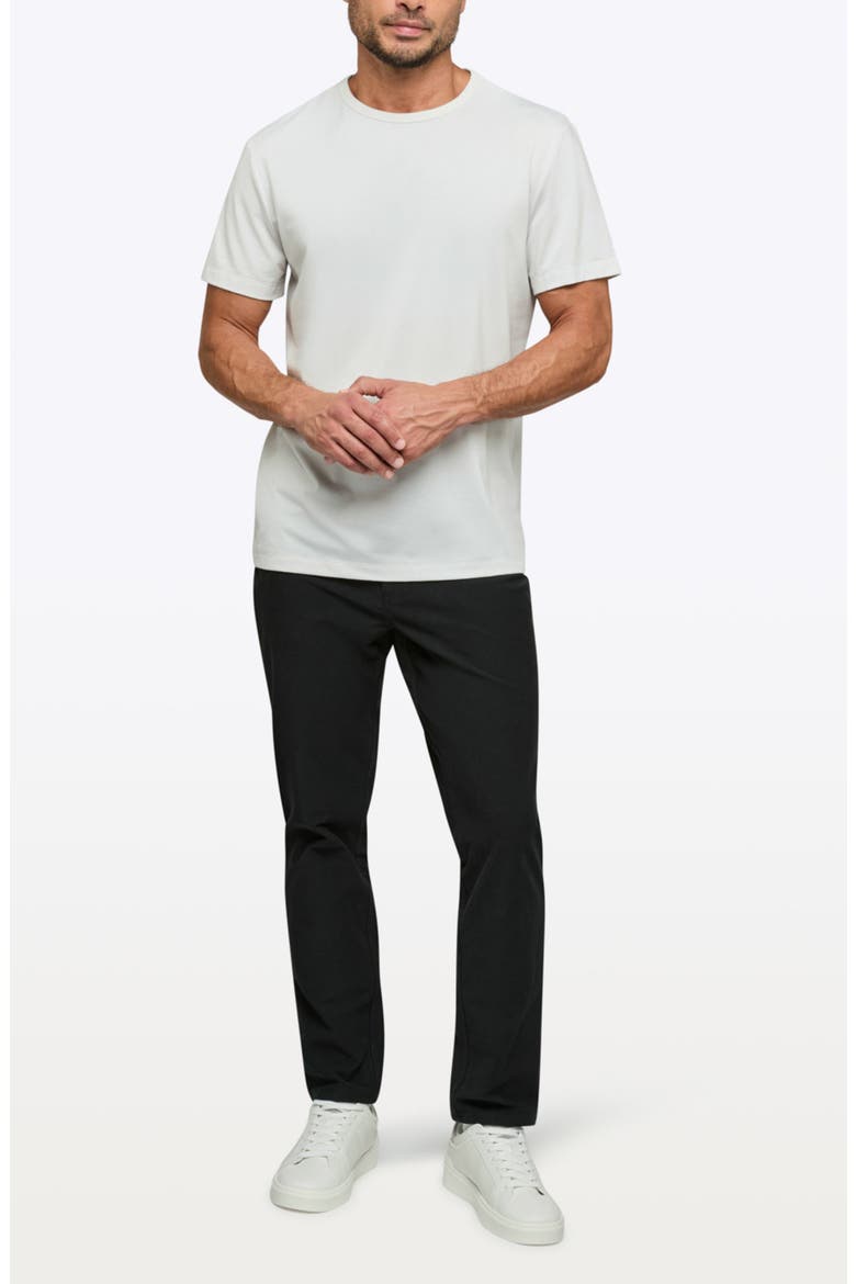 Icon Classic Fit Stretch Pants, Alternate, color, BLACK