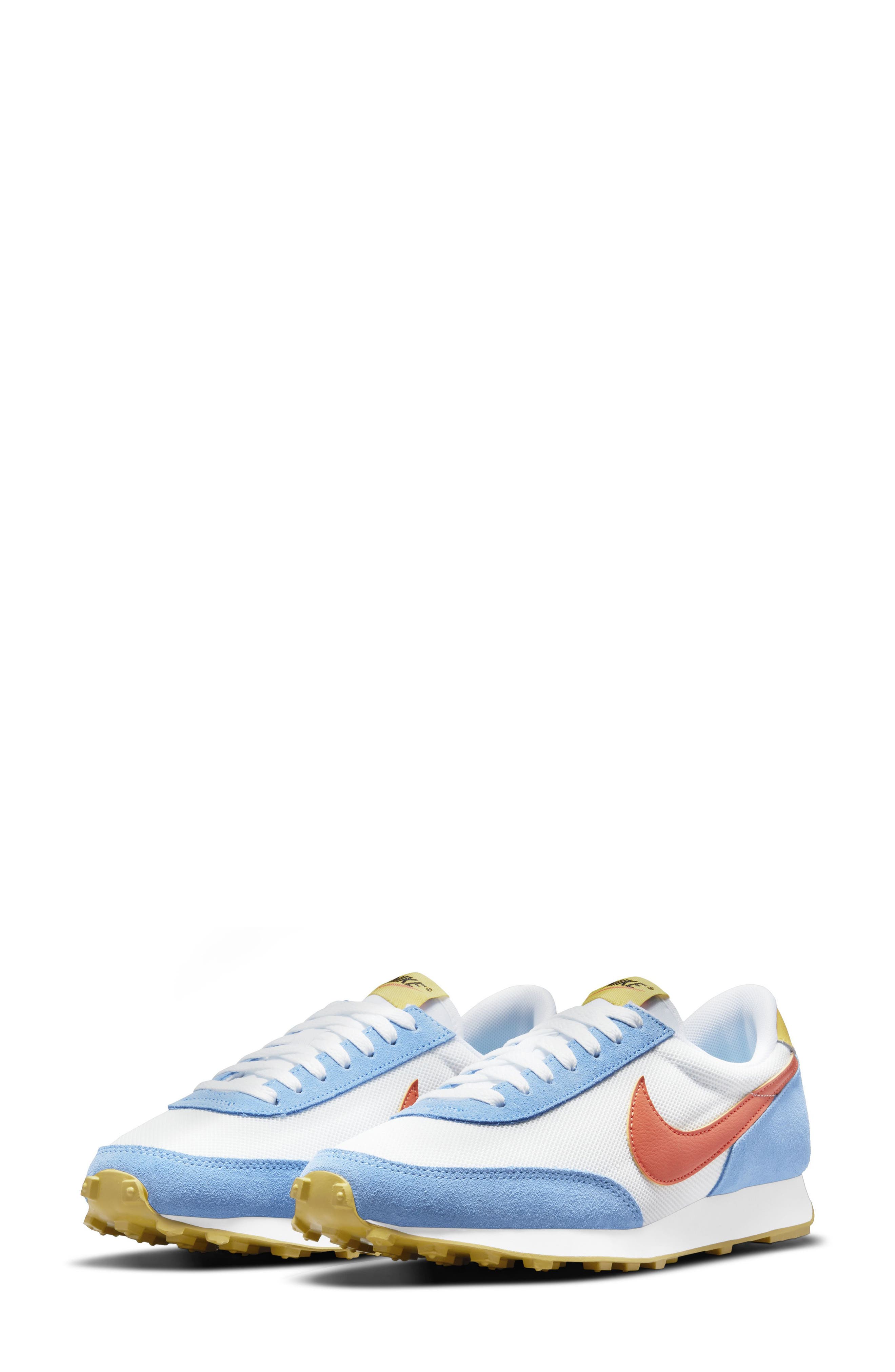 Daybreak Sneaker, Main, color, UNIVERSITY BLUE/ ORANGE/ WHITE