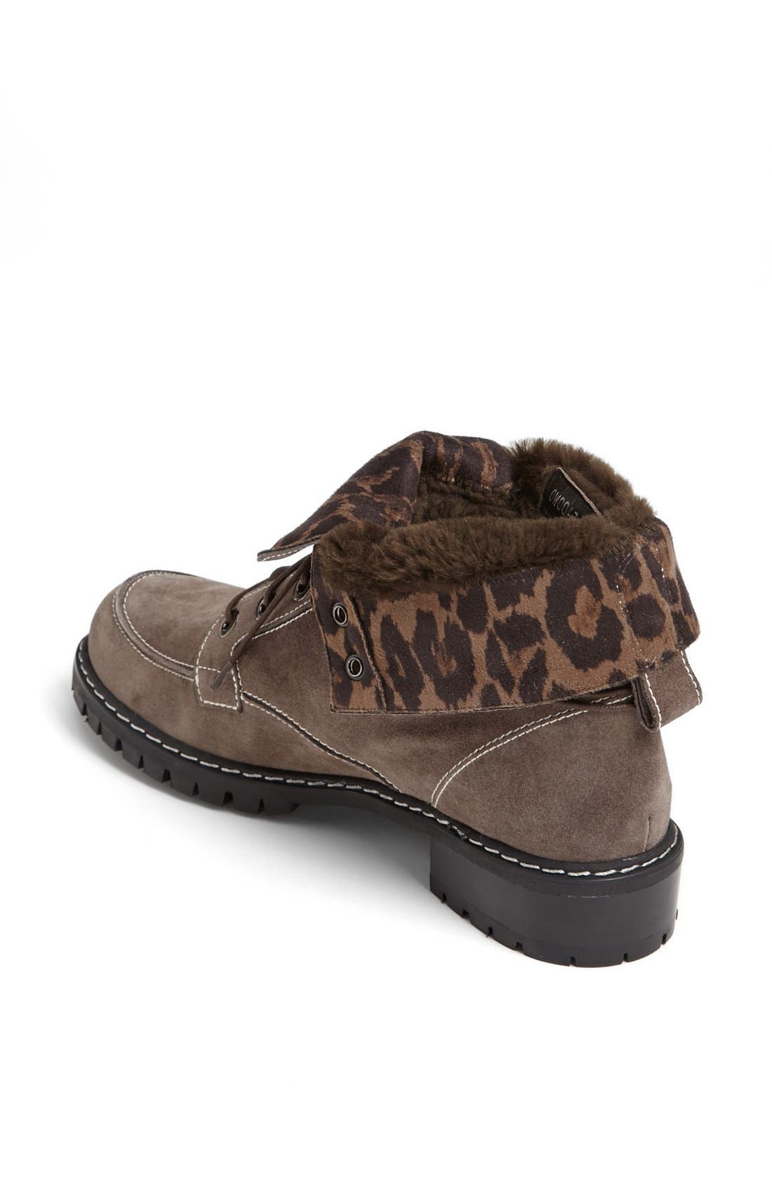 'Trucker' Bootie, Alternate, color, SEAL VELOUR