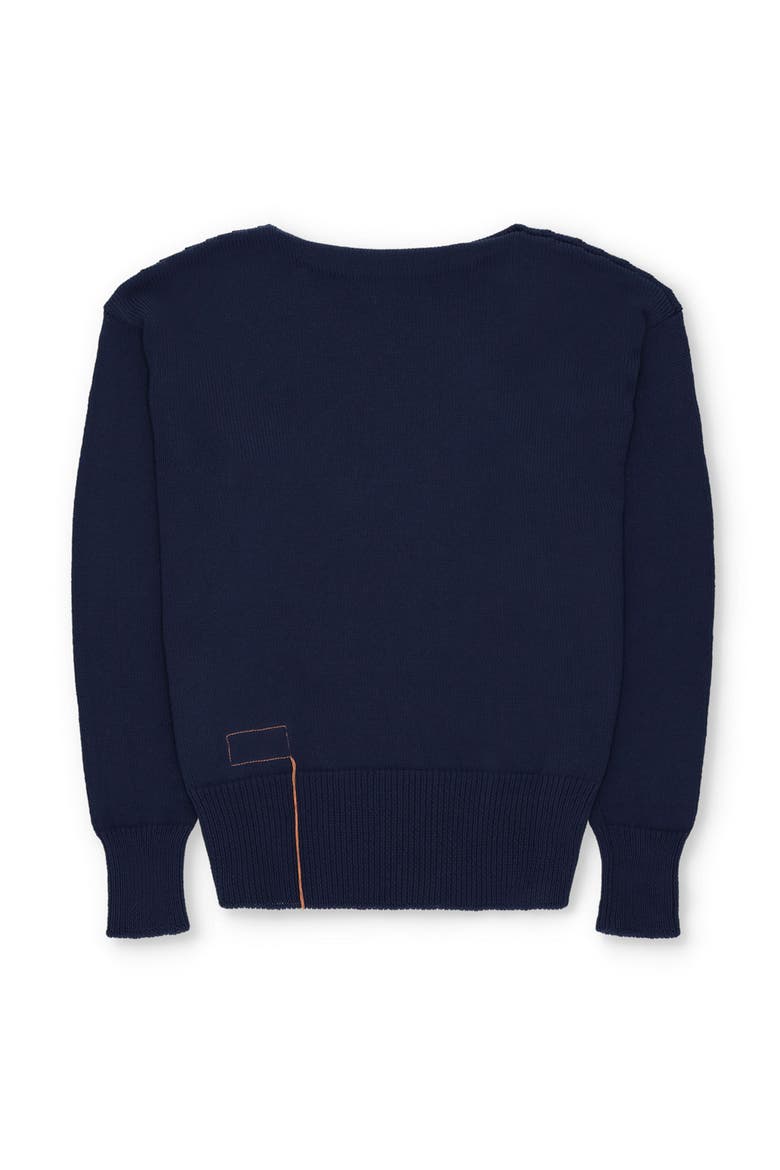 Noah Cotton Crewneck Sweater, Alternate, color, BLUE