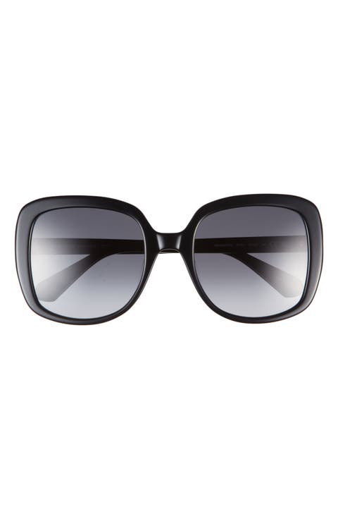 wenona 56mm square sunglasses