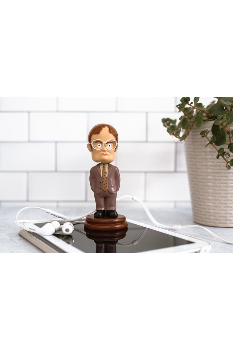The Office Dwight Schrute Bobblehead Collectible Figure | Stands 5.5 Inches Tall, Alternate, color, Brown
