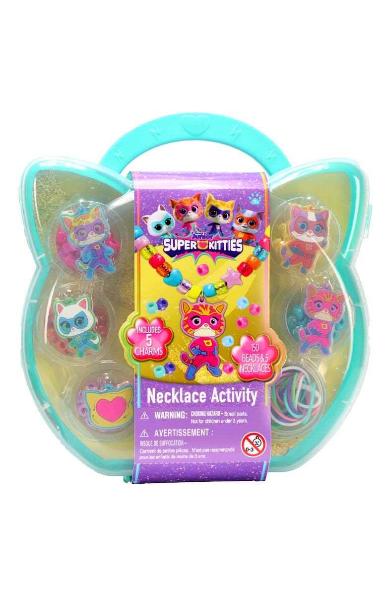 Tara Toy Super Kitties Necklace Activity Set, 161 Pieces, Main, color, Multicolored