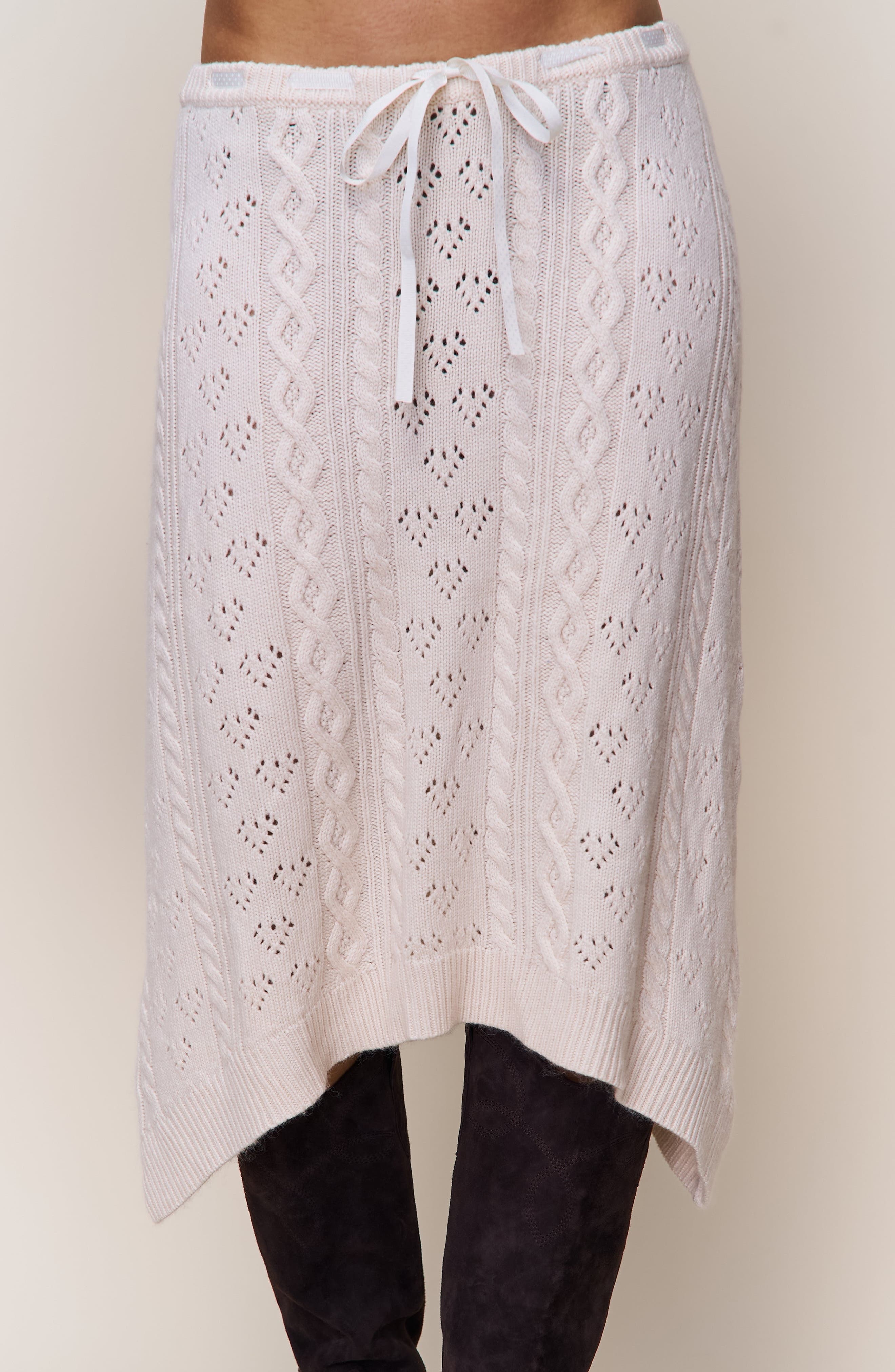 Noah Wool Cable Skirt - image 3