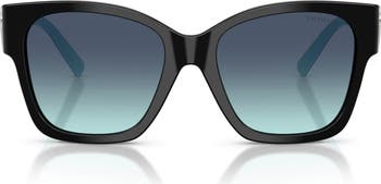 54mm Gradient Square Sunglasses