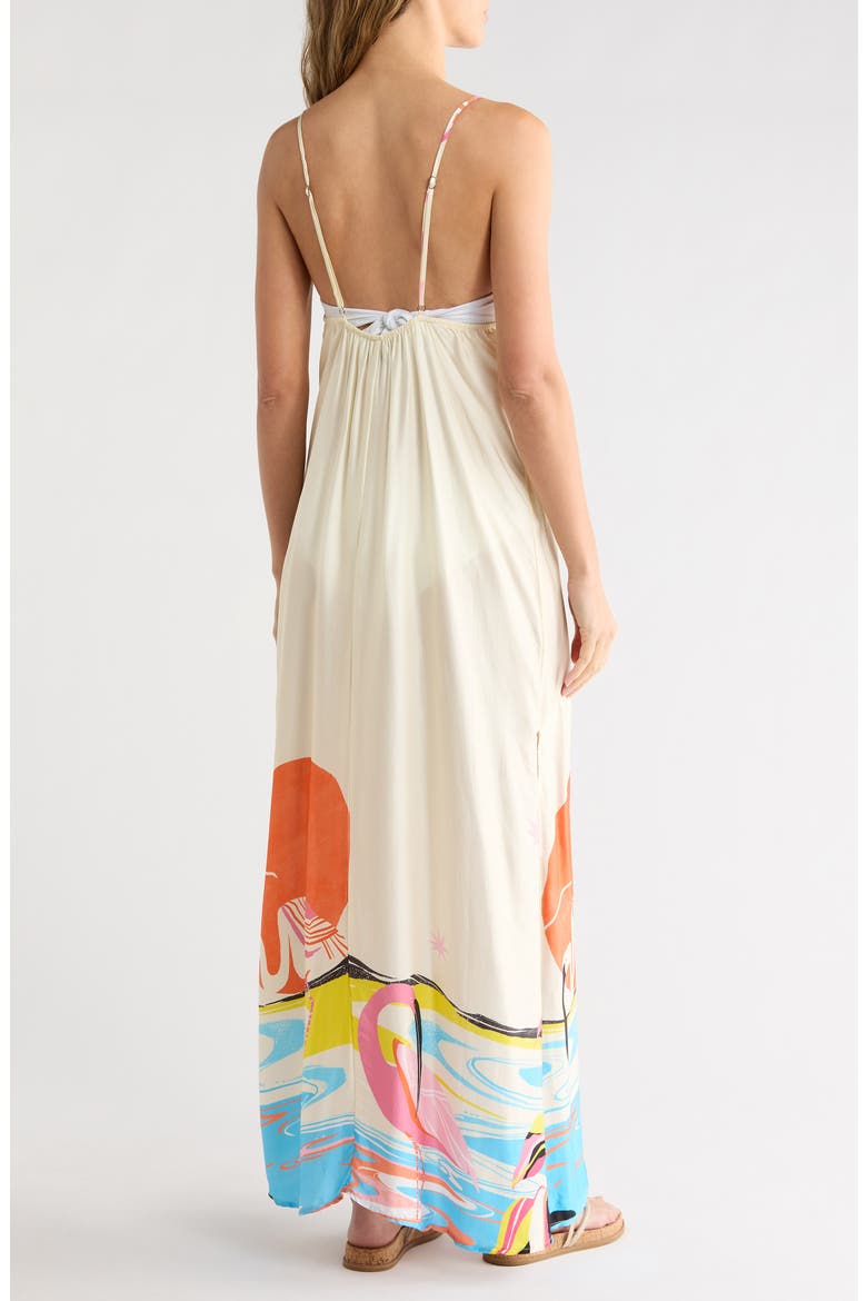 Debbie Cover-Up Dress, Alternate, color, OFF WHITE MULTI