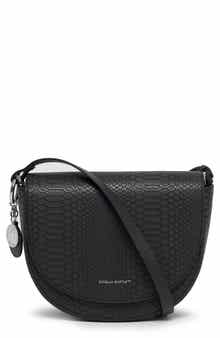 The Loman Faux Snakeskin Saddle Bag