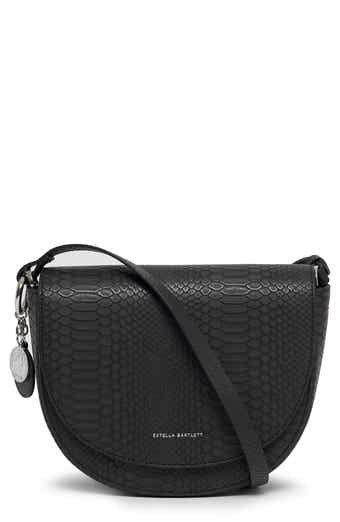 The Loman Faux Snakeskin Saddle Bag