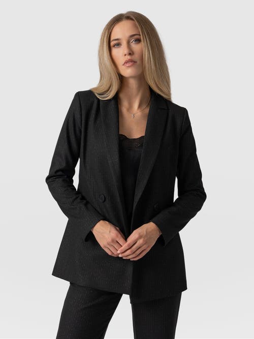 Saint + Sofia Cambridge Blazer In Black