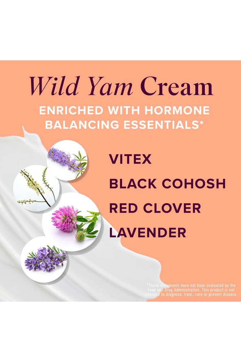 Wild Yam Cream, 4oz, Alternate, color, No Color